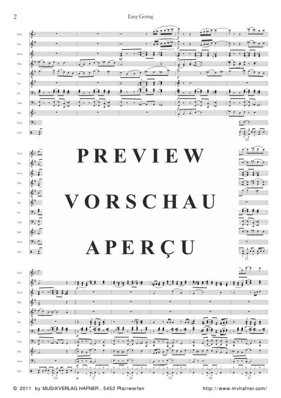 Product gallery: Page 7 of 11 Easy Going, , (large wind orchestra)