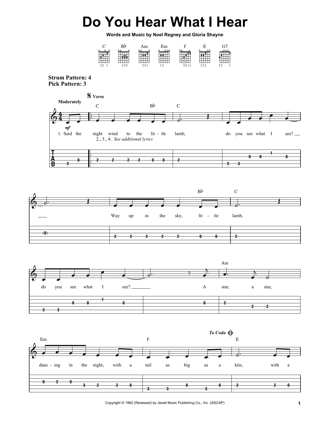 Product gallery: Page 1 of 1 Do You Hear What I Hear, Gloria Shayne