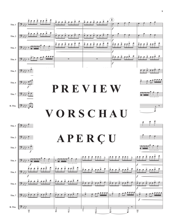 Product gallery: Page 11 of 21 Vertigo , , (Trombone ensemble 1-8 trombones)