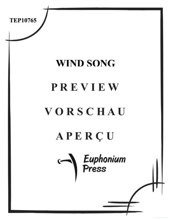 Product gallery: Page 2 of 12 Wind Song , , (tuba + piano)