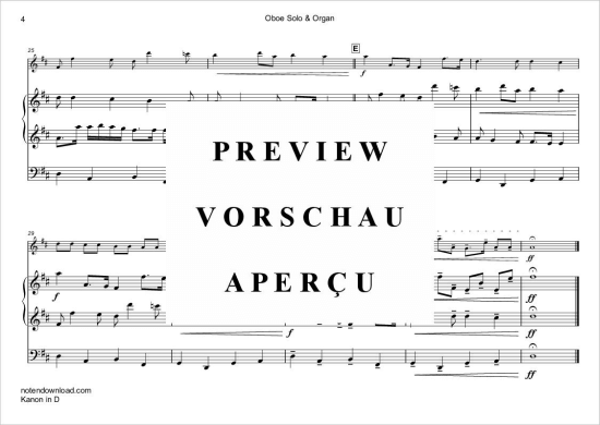 Product gallery: Page 5 of 7 Kanon in D , Leonard Cohen, (oboe + organ)