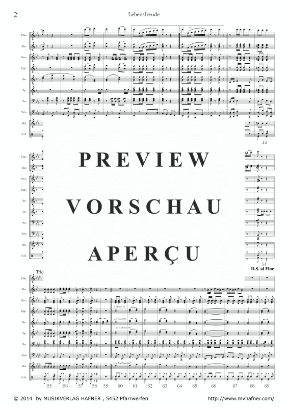 Product gallery: Page 6 of 11 Lebensfreude, , (large wind orchestra)