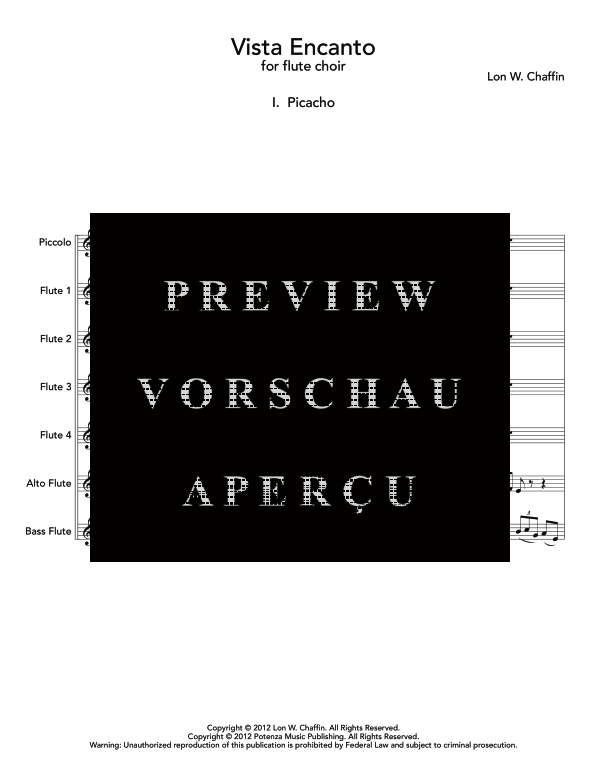 Produktgalerie: Seite 5 von 11 Vista Encanto, , (Flöten Ensemble / Chor)