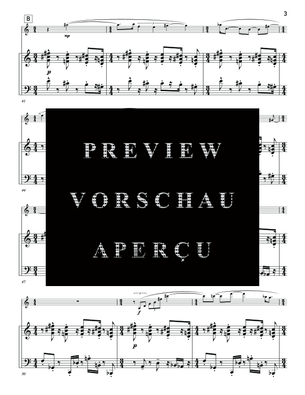 Product gallery: Page 7 of 11 E-Type Jag, , (clarinet in Bb and piano)