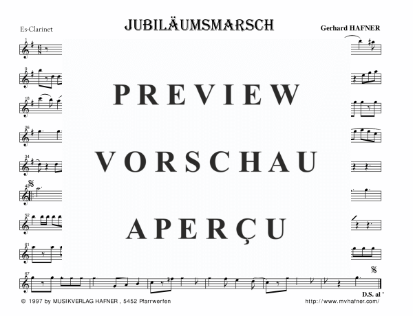 gallery: Jubiläumsmarsch, , (large wind orchestra)
