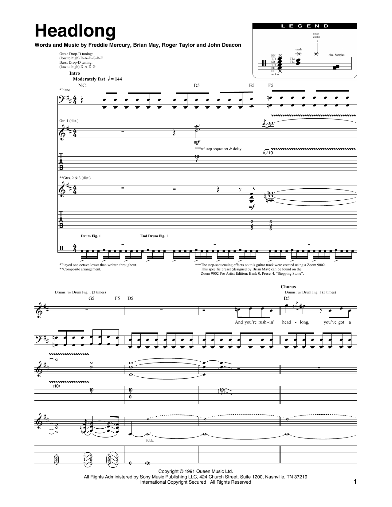 Produktgalerie: Seite 1 von 1 Headlong, Queen