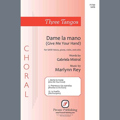 cover: Three Tangos - 1. Dame La Mano, Marlynn Rey, Chor