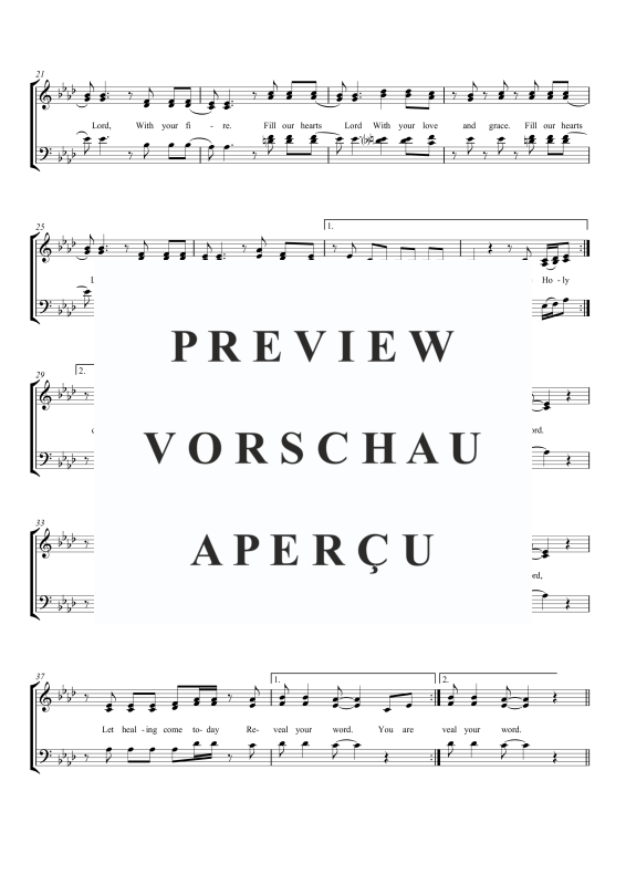 gallery: Come Holy Spirit, , Gemischter Chor 3-stimmig