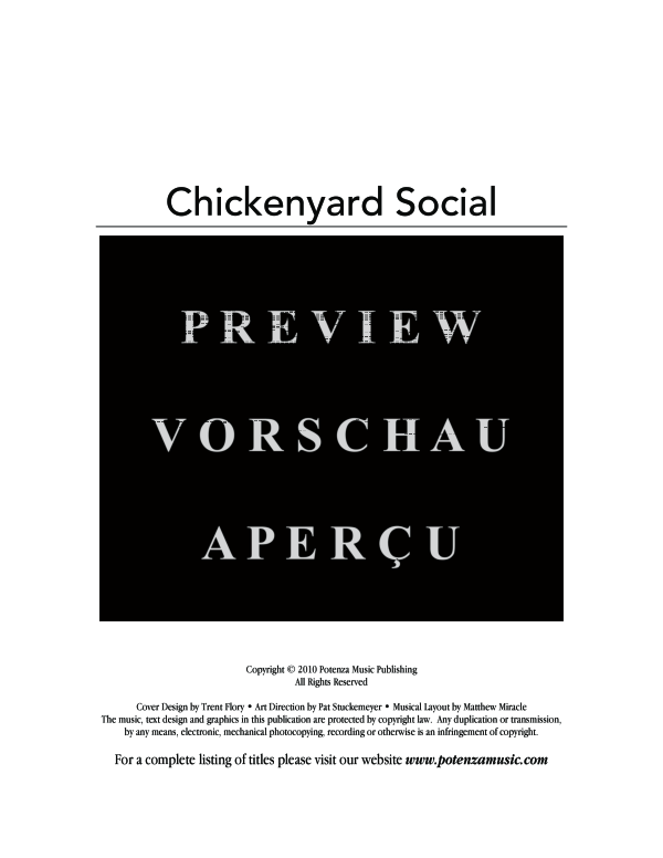 Product gallery: Page 3 of 11 Chickenyard Social, , (Tuba Quartet EETT Rhythm Section)