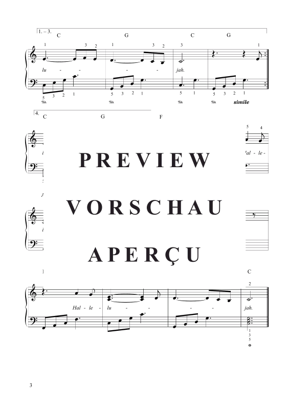Product gallery: Page 4 of 4 Hallelujah (Piano / Keyboard) , Cohen, Leonard,  (Piano Easy)