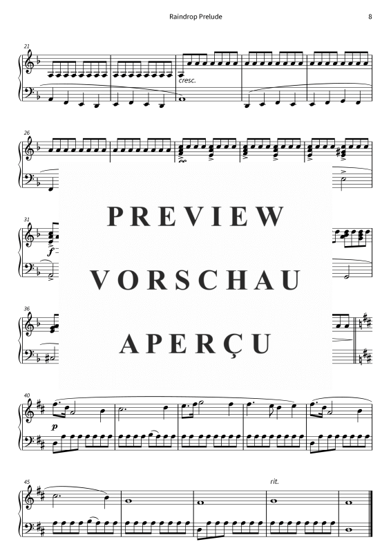 Produktgalerie: Seite 10 von 11 Raindrops at the Piano - Gentle, Simplified Pieces for Rainy Days, , Klavier Solo