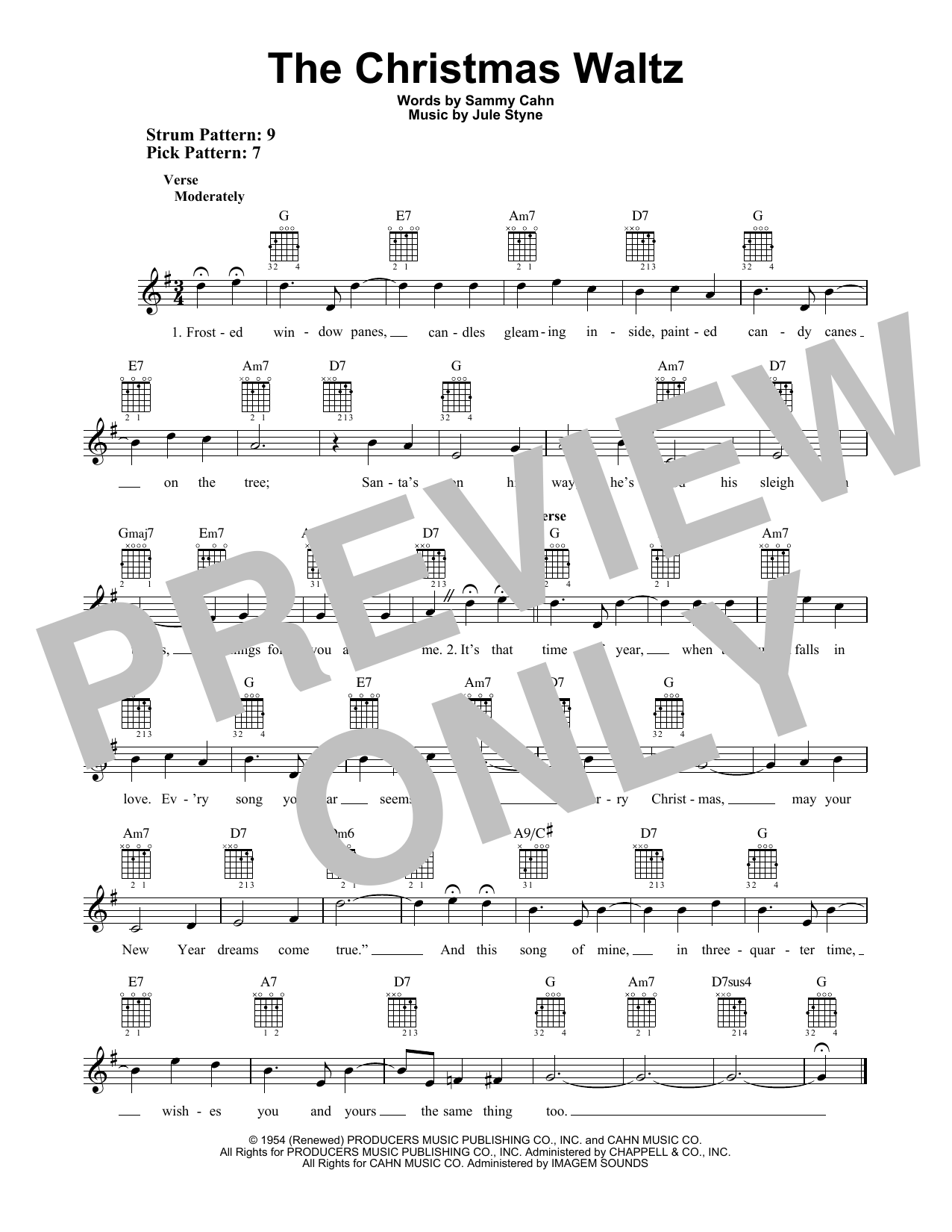 Product gallery: Page 1 of 1 The Christmas Waltz, Sammy Cahn