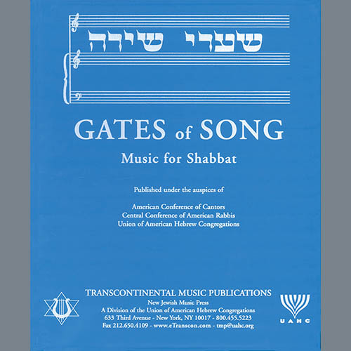 Product picture to: Gates Of Song (Music For Shabbat)