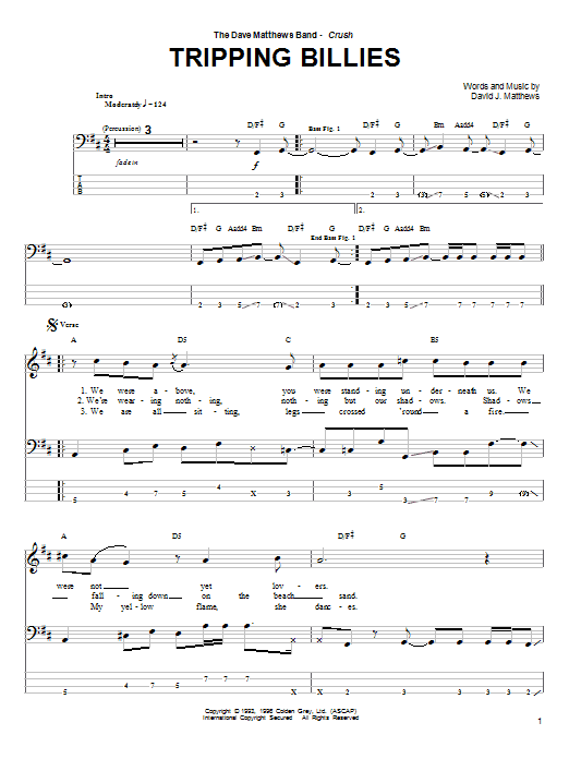 Produktgalerie: Seite 1 von 1 Tripping Billies, Dave Matthews Band, E-Bass
