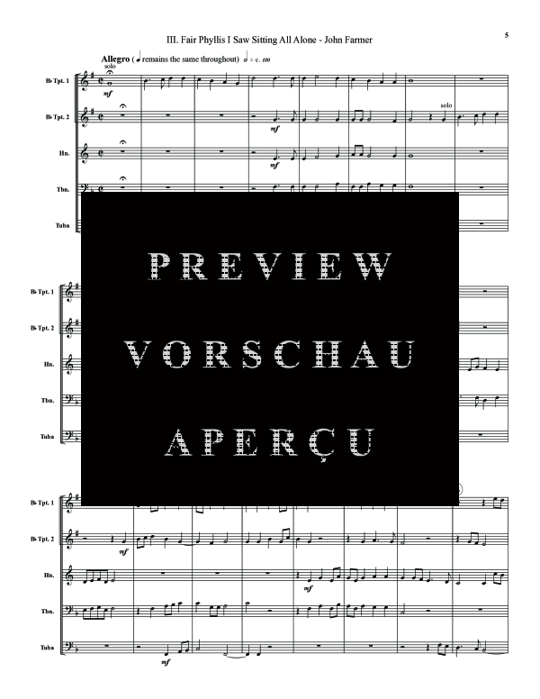 Produktgalerie: Seite 10 von 11 The Renaissance Dances, , (Blechbläse Quintett)