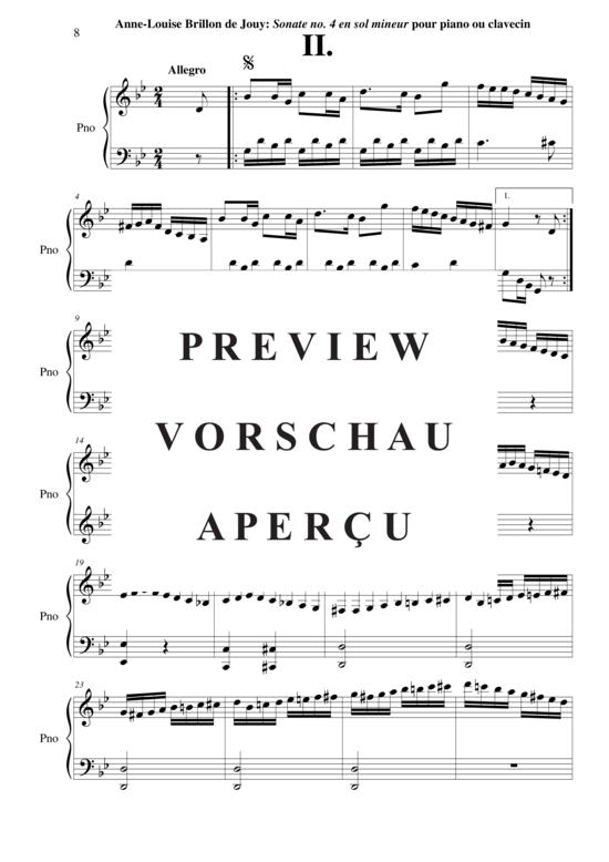 Product gallery: Page 9 of 11 Sonata no. 4 in g minor , Horvath, Nicolas, (Klavier/Cembalo Solo)