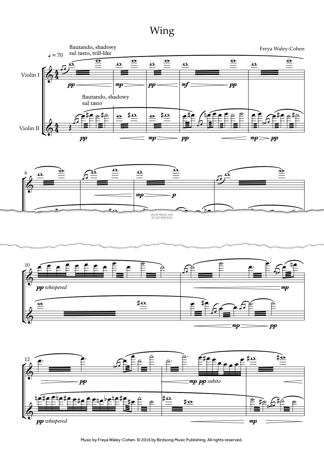 Produktgalerie: Seite 1 von 1 Wing, Freya Waley-Cohen, Violine