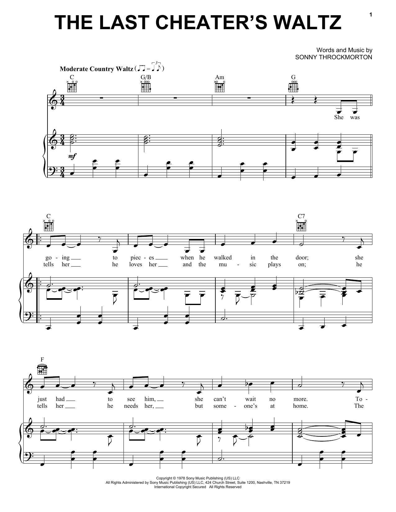 Produktbild zu: The Last Cheater's Waltz