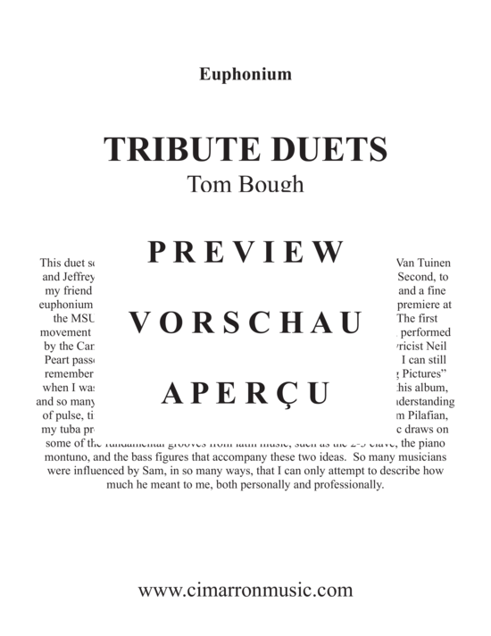 Produktgalerie: Seite 11 von 21 Tribute Duets , , (Euphonium + Tuba)