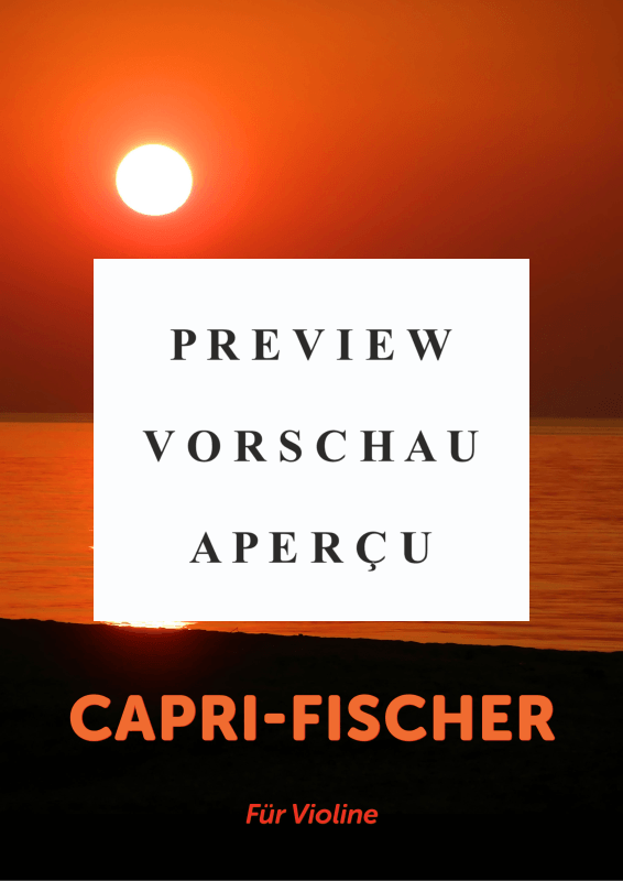 Product gallery: Page 2 of 5 Capri-Fischer, , Solo Violin - Leadsheet