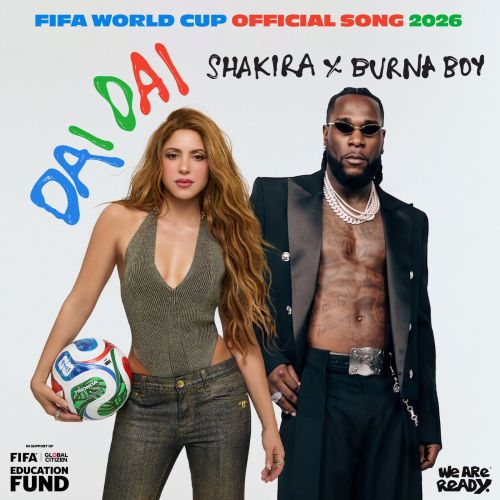 cover: Dai Dai (FIFA World Cup 2026), Shakira & Burna Boy, Klavier