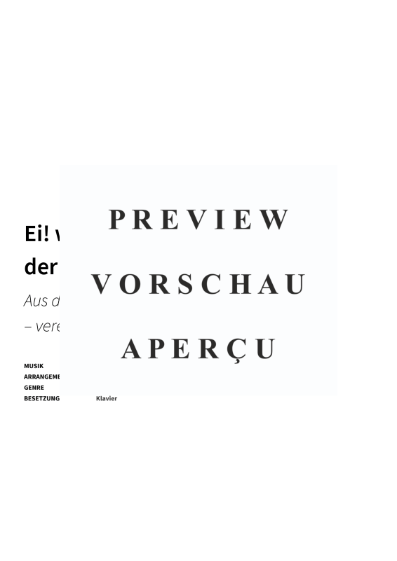 Produktgalerie: Seite 3 von 5 Ei! wie schmeckt der Coffee süße - Aus der Kaffeekantate BWV 211 - vereinfacht in a-Moll, , Klavier Solo