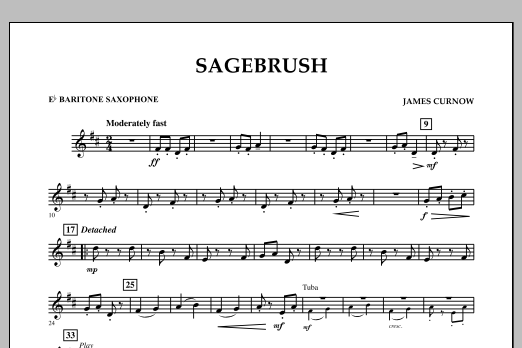 Produktbild zu:  Sagebrush - Eb Baritone Saxophone - 