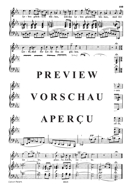 Product gallery: Page 5 of 5 Glaube, Hoffnung und Liebe D.939, , High Voice and Piano