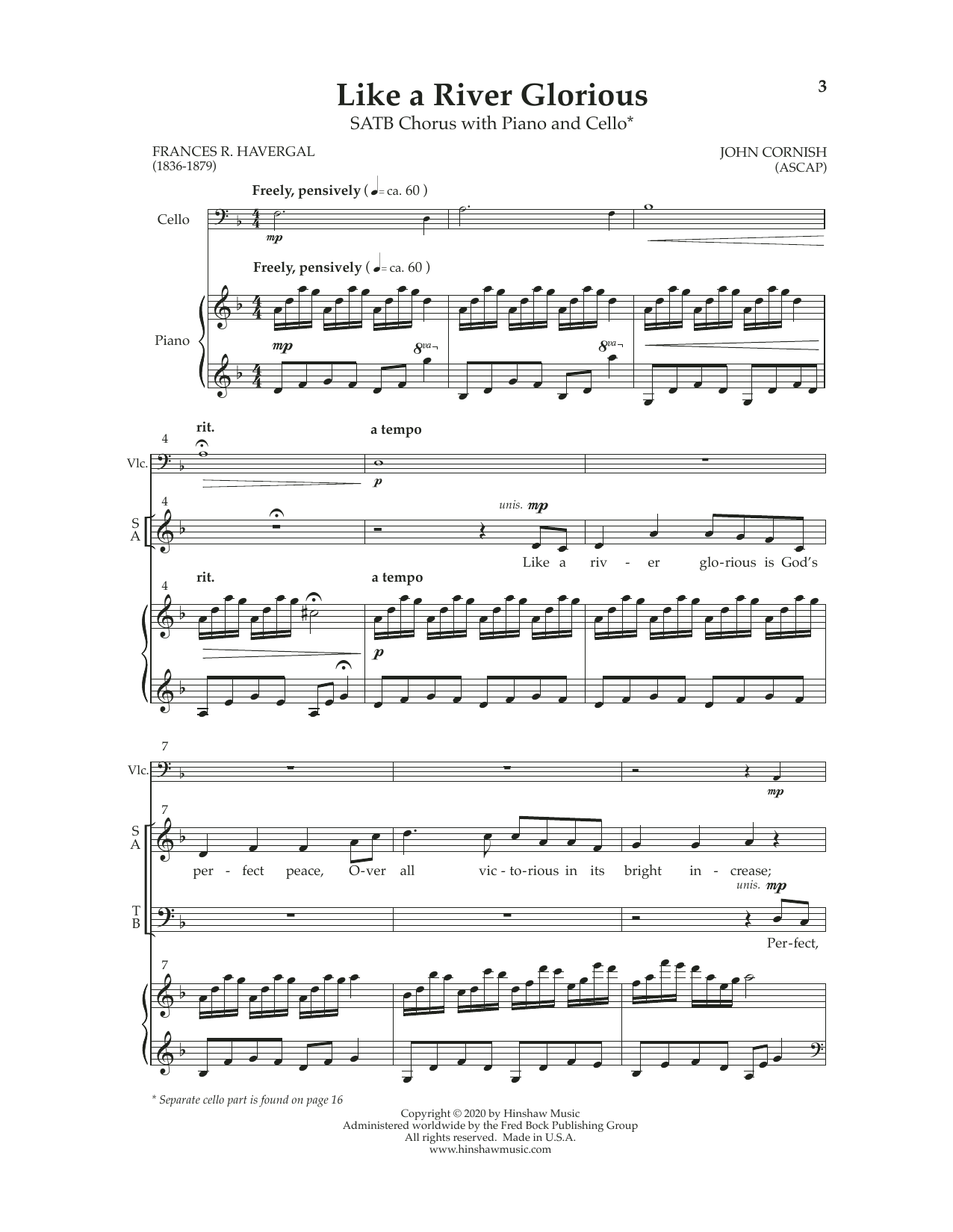 Produktbild zu: Like A River Glorious