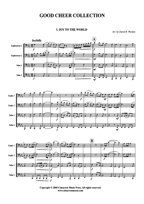 gallery: 16 Weihnachtslieder , , (Tuba Quartett: 2x Bariton, 2xTuba)
