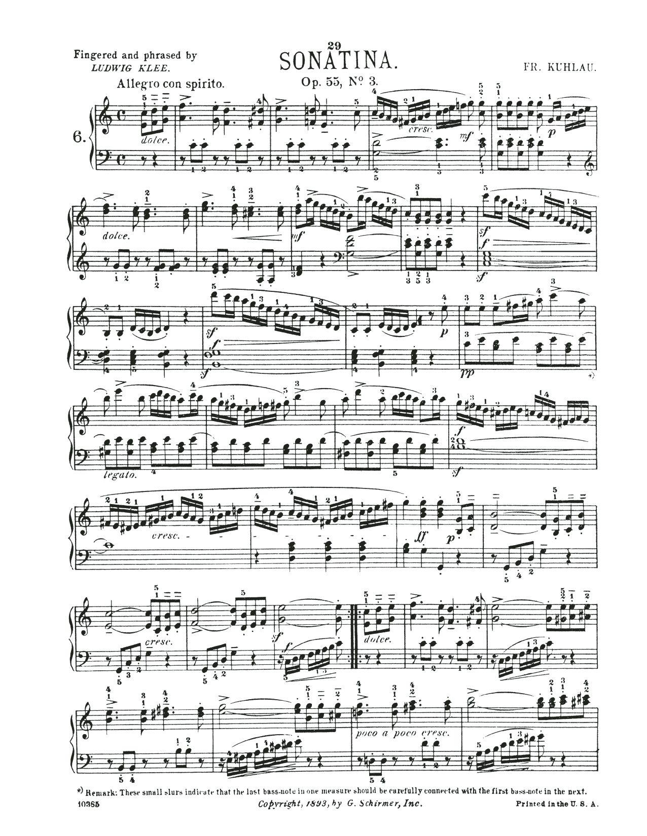 Produktbild zu: Sonatina In C Major, Op. 55, No. 3