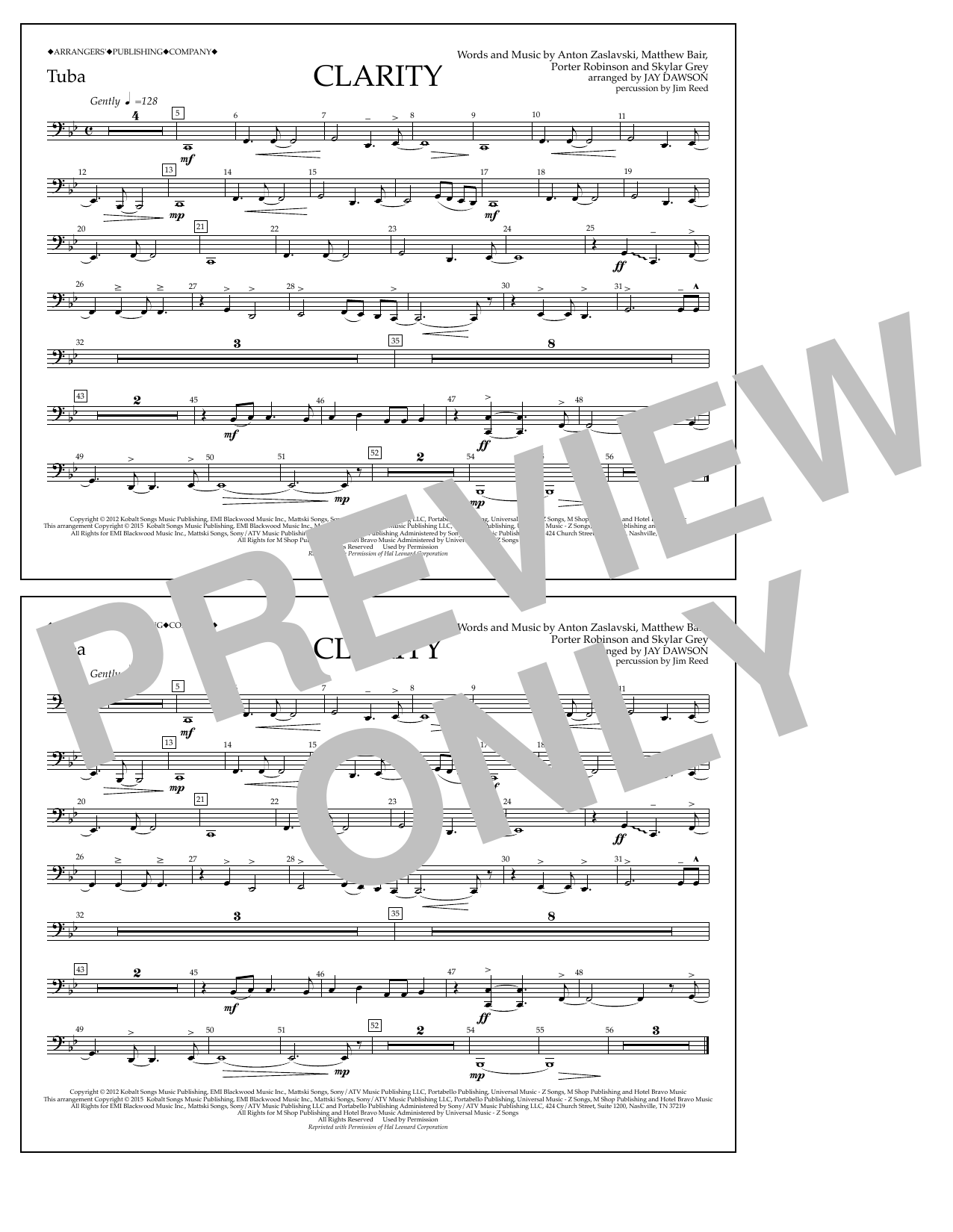 Product picture to: Clarity - Tuba