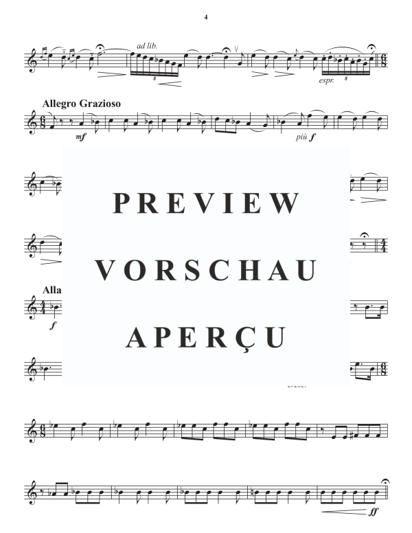 Produktgalerie: Seite 7 von 11 Pieces - Four Improvisations, , Horn in F