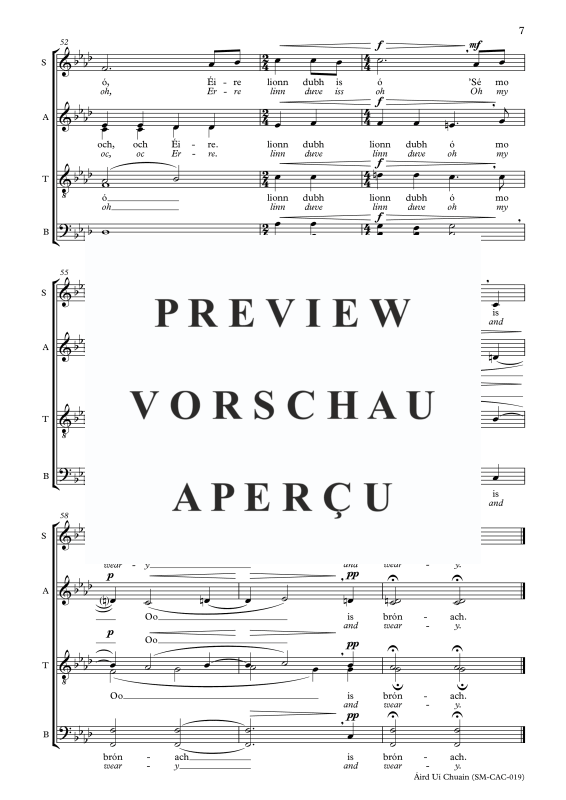Produktgalerie: Seite 10 von 11 Aird Ui Chuain, , Gemischter Chor SATB