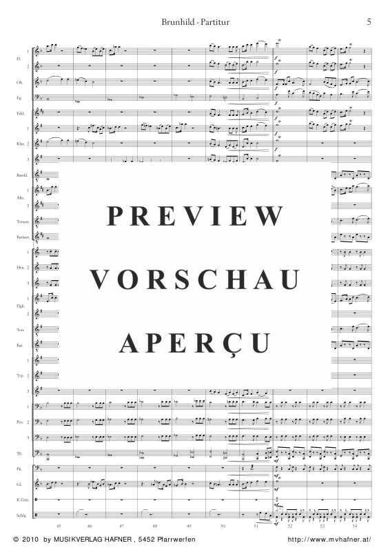 Product gallery: Page 10 of 11 Brunhild, , (large wind orchestra)