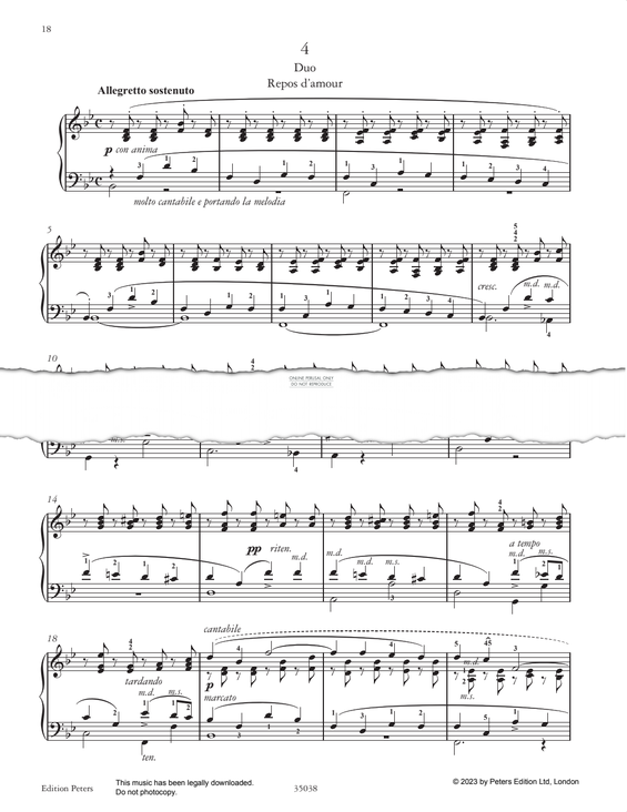 Produktgalerie: Seite 1 von 1 Etude in B-flat major, Adolph von Henselt, Klavier