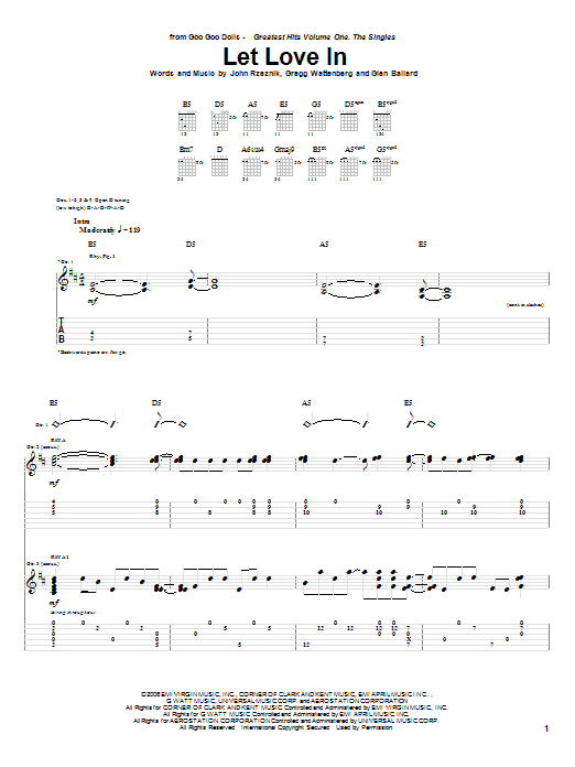 Product gallery: Page 1 of 1 Let Love In, Goo Goo Dolls