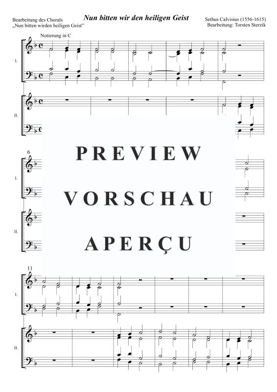 Product gallery: Page 2 of 5 Nun bitten wir den heiligen Geist, , Trombone Choir - Double Choir