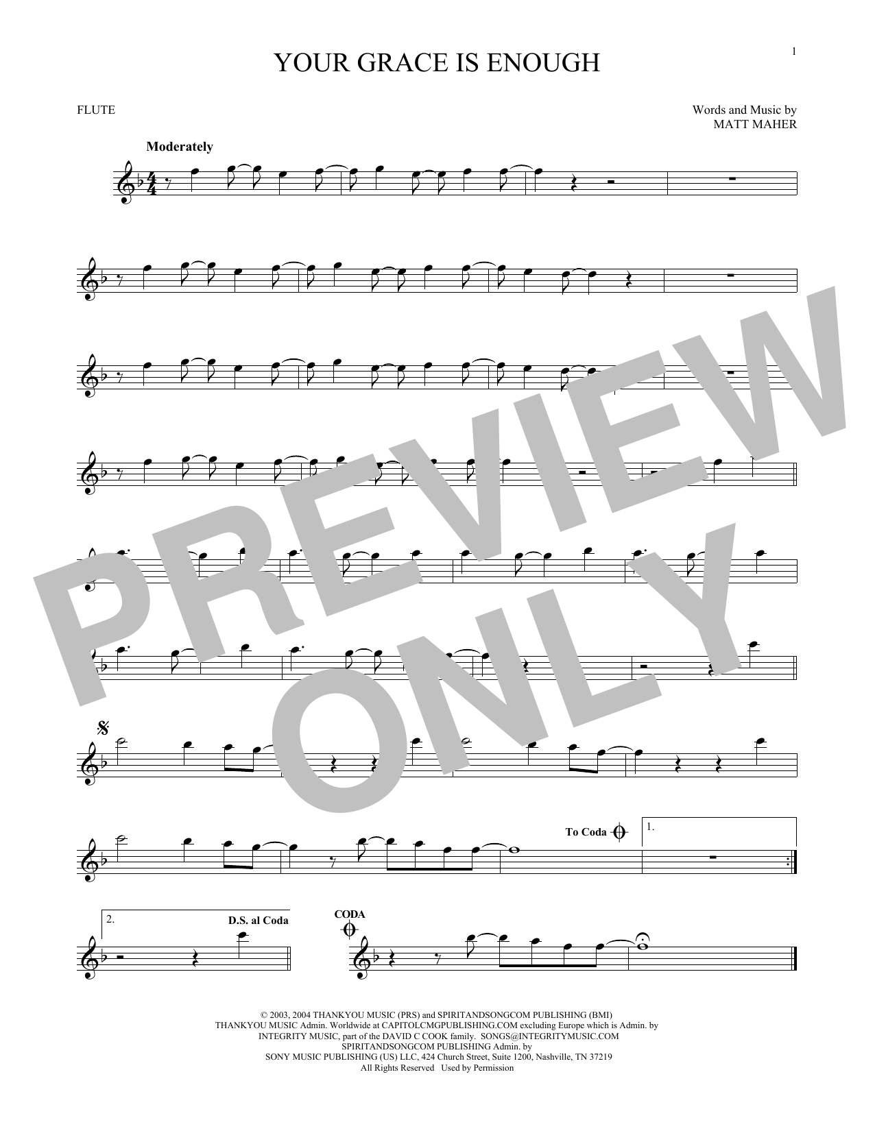 Product gallery: Page 1 of 1 Your Grace Is Enough, Chris Tomlin