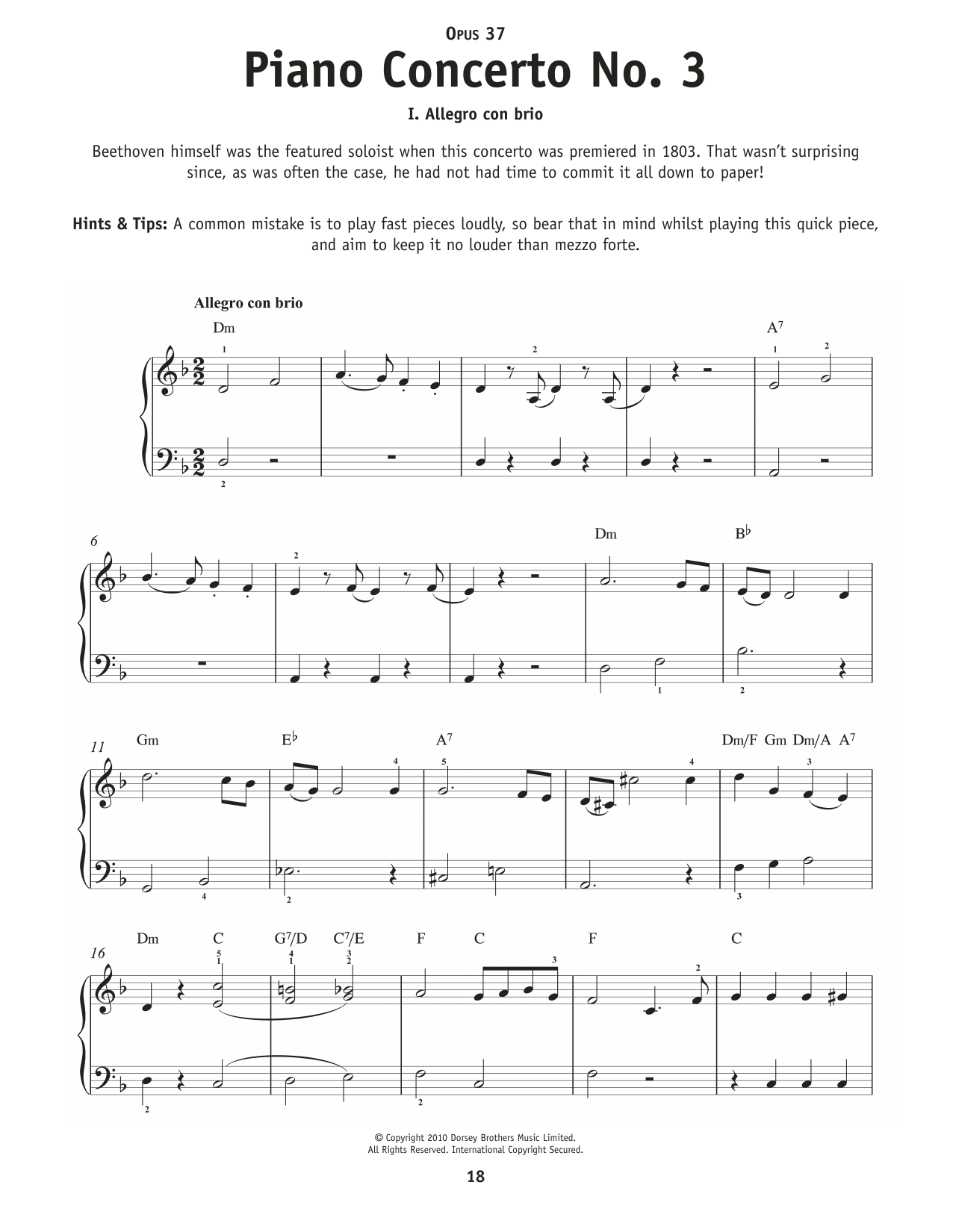 Product picture to: Piano Concerto No. 3, Op. 37