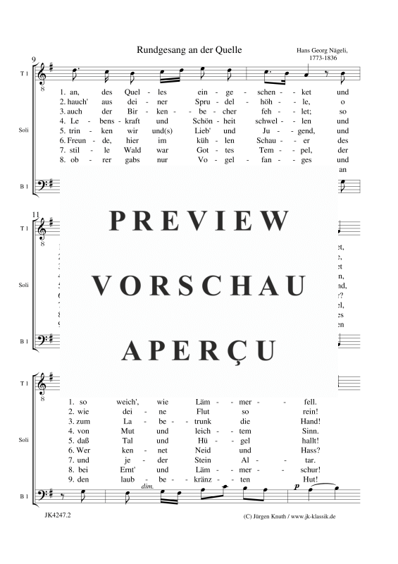 gallery: Rundgesang an der Quelle (Als Hirten stehen wir und lauschen), , Männerchor