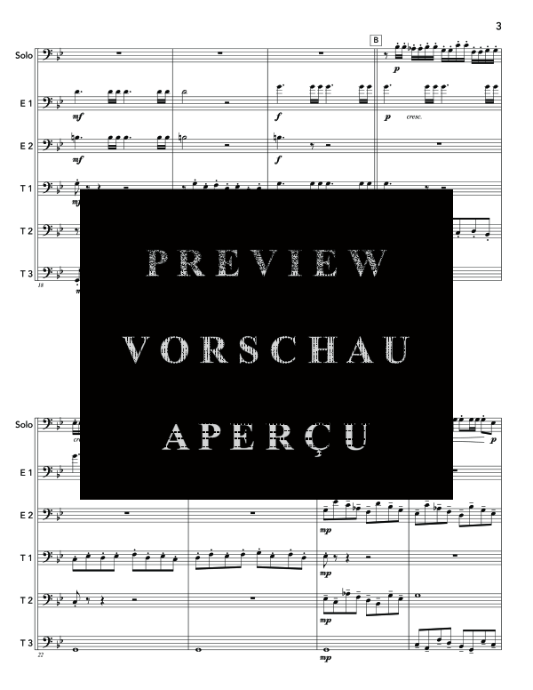 Product gallery: Page 7 of 11 Concert Etude, Op. 49, , (euphonium/tuba/trumpet solo and EETTT)