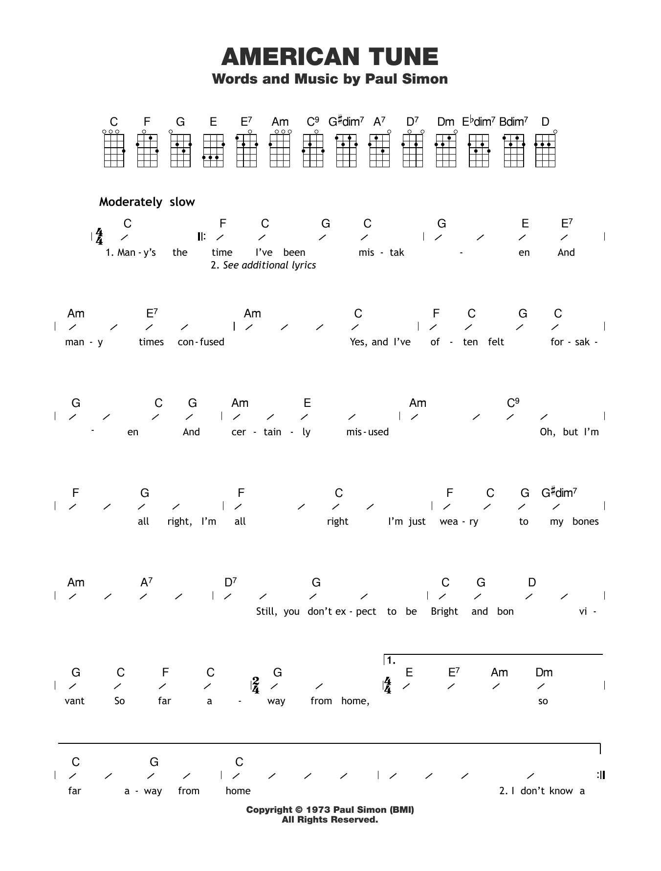 Product gallery: Page 1 of 1 American Tune, Paul Simon