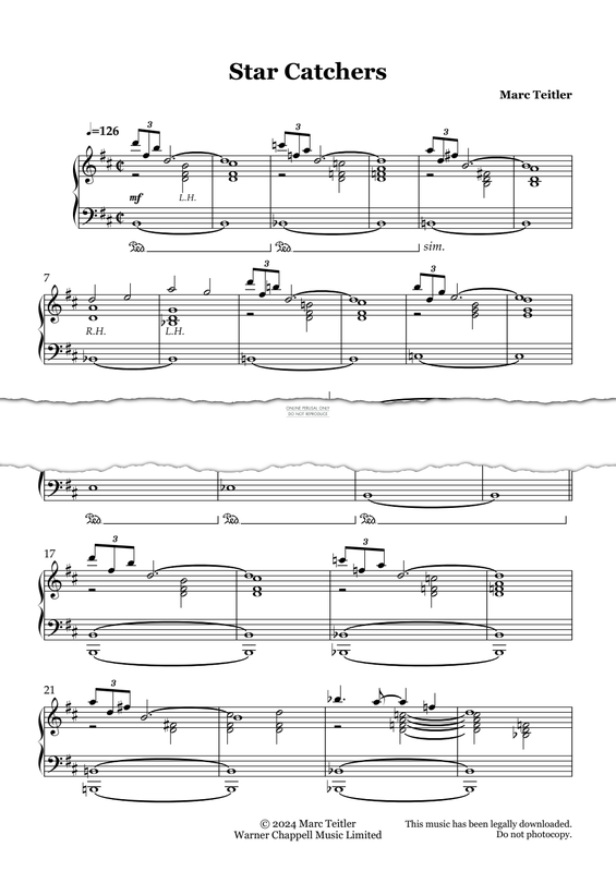 Produktgalerie: Seite 1 von 1 Star Catchers, Marc Teitler, Klavier