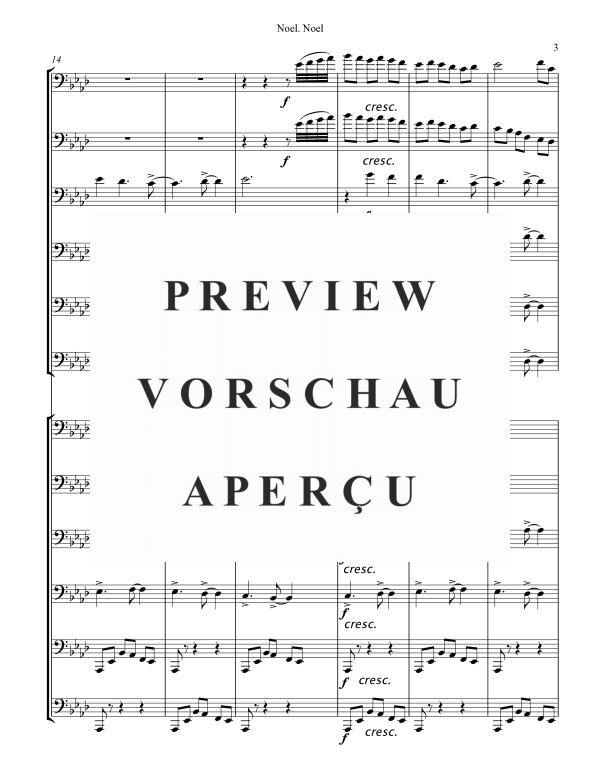 Produktgalerie: Seite 7 von 11 Noel, Noel, , (Tuba Ensemble EEEEEETTTTTT)