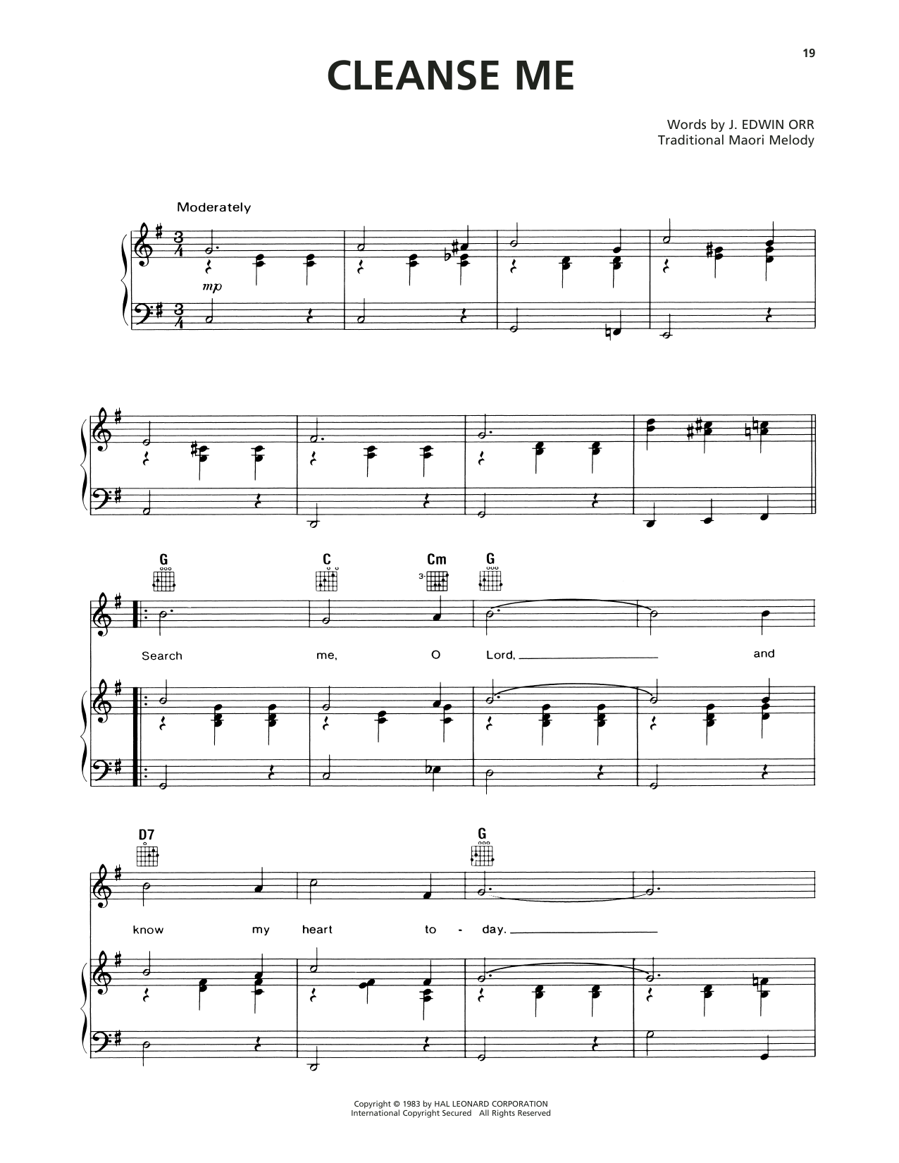 Produktbild zu: Cleanse Me (Search Me, O God)