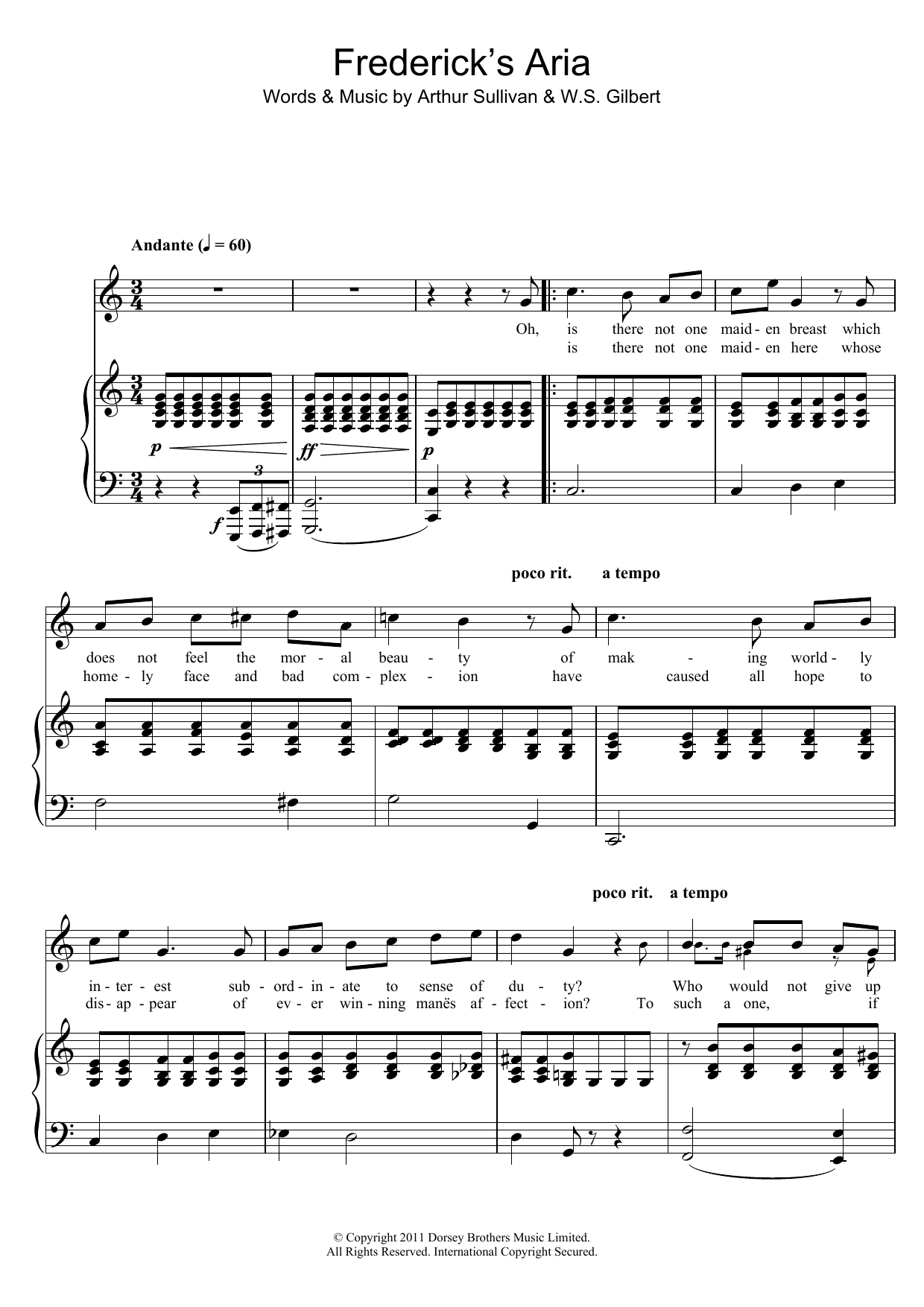 Produktbild zu: Frederick's Aria