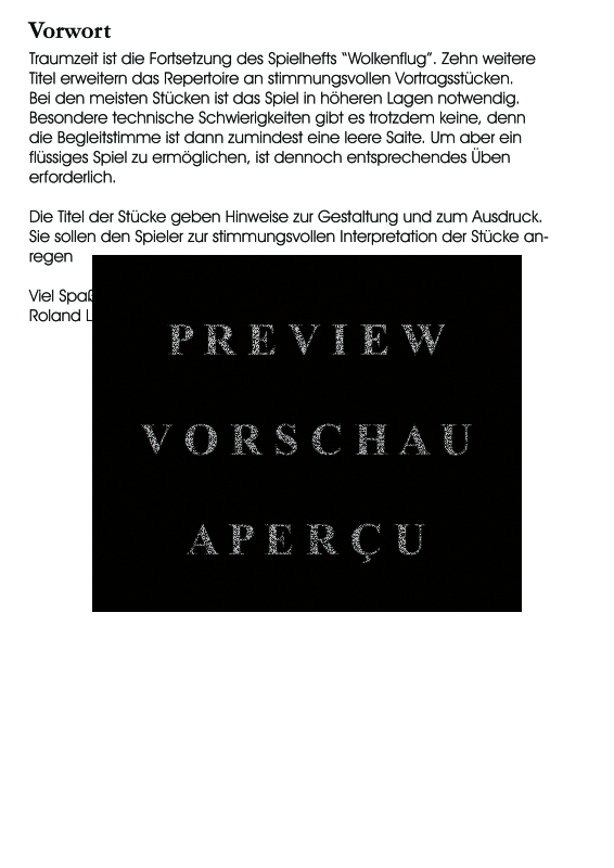 Produktgalerie: Seite 5 von 11 Traumzeit, , Gitarre Solo