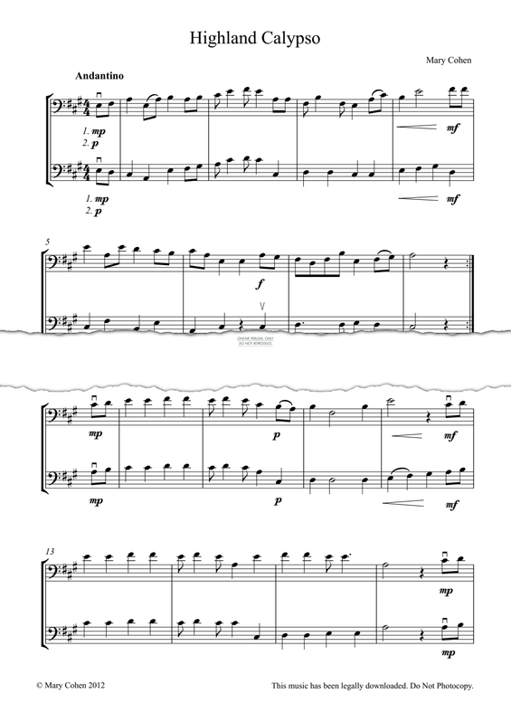 Produktgalerie: Seite 1 von 1 Highland Calypso, Mary Cohen, Violoncello