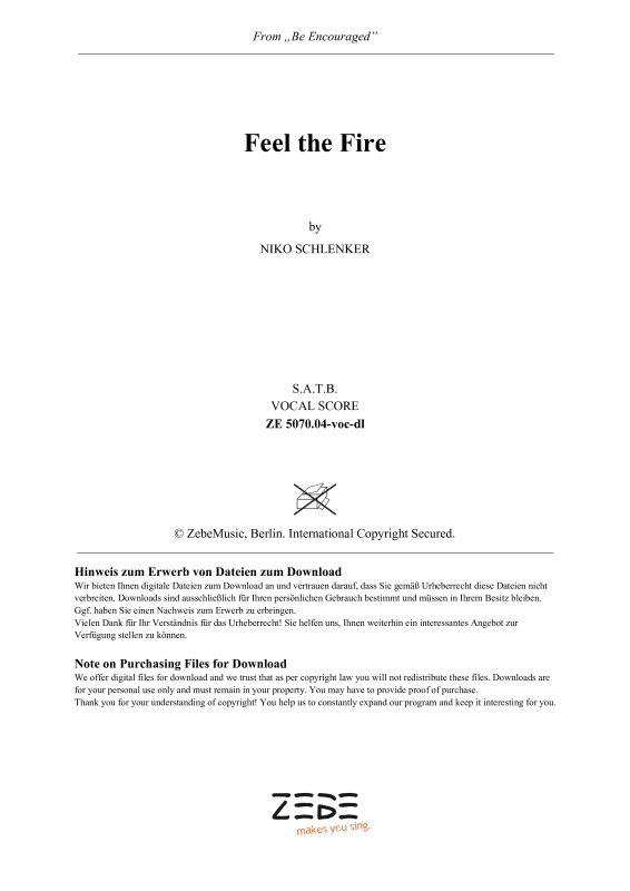 Produktbild zu: Feel the Fire